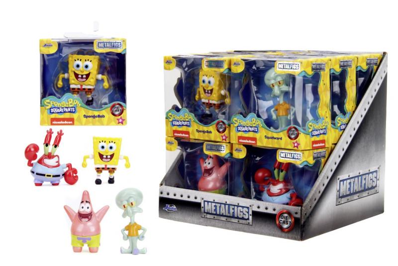Sponge Bob figurka 2,5", 4druhy, DP12, Wave 1